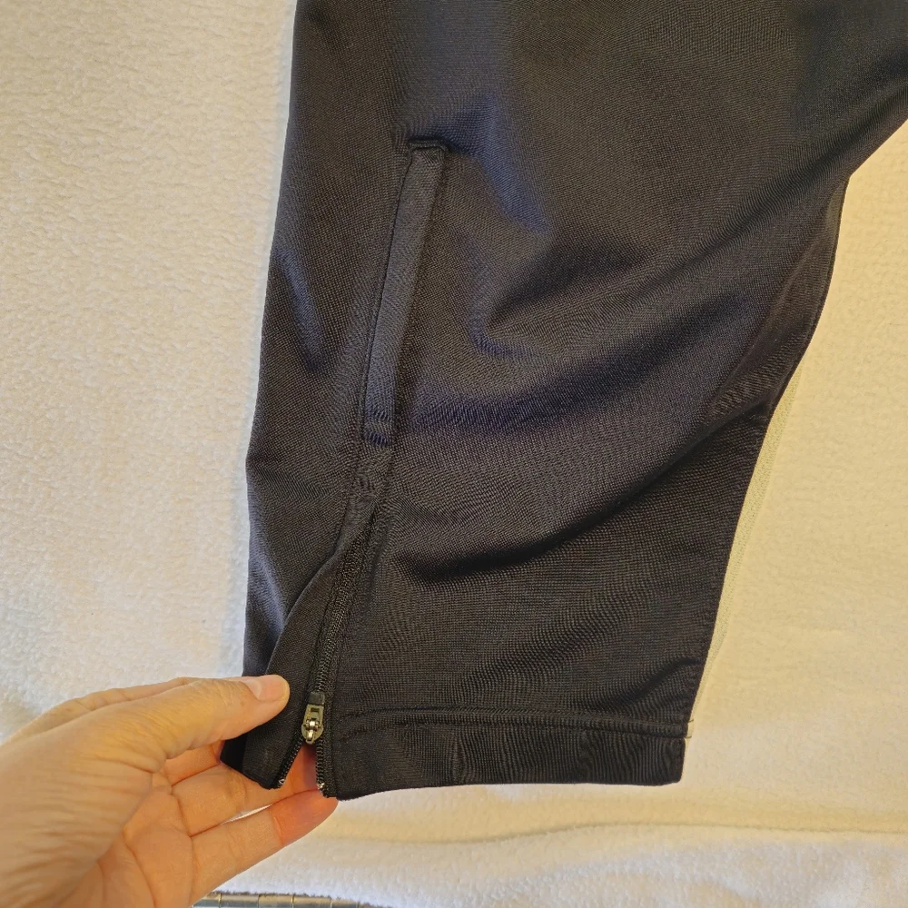 Nike Men's Black and White Athletic‎ Track  Pants Size L